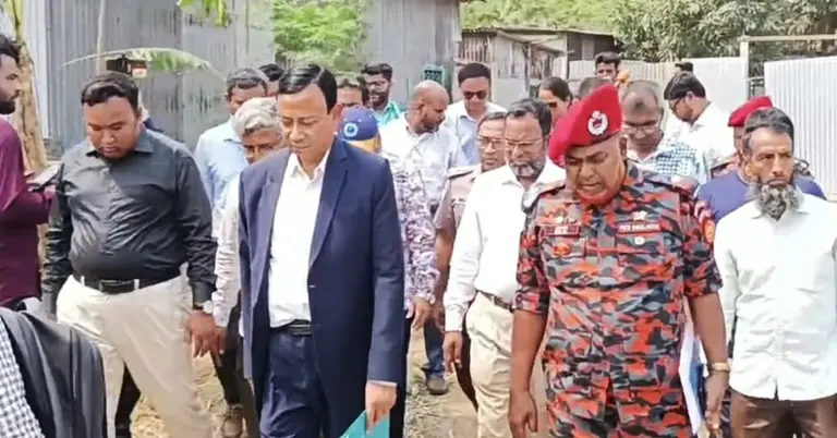 পরিদর্শনে উচ্চ পর্যায়ের তদন্ত টিম